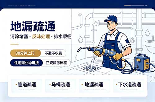 三门峡地漏疏通