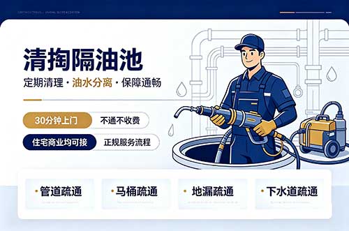 三门峡清掏隔油池